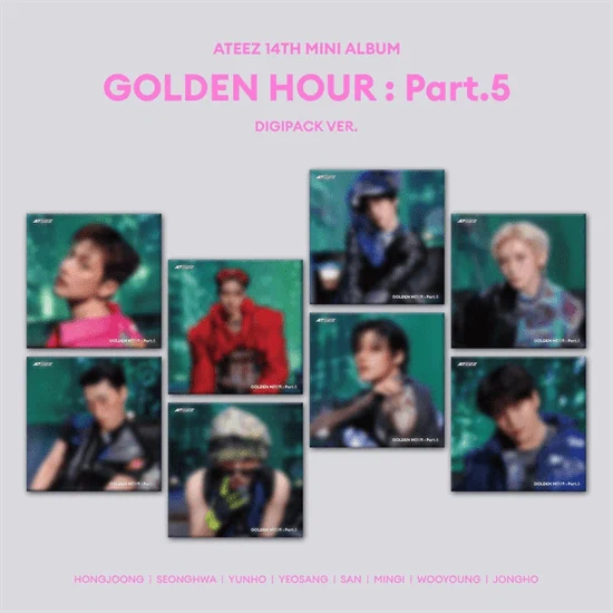 ATEEZ - GOLDEN HOUR : Part.5 DIGIPACK Ver