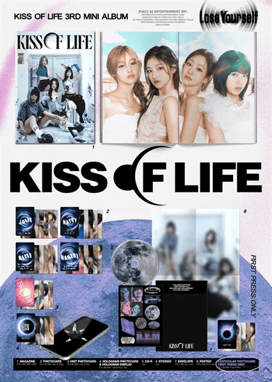 KISS OF LIFE - Lose Yourself + ספר קארדים מתנה
